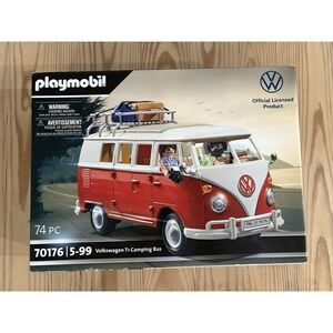 PLAYMOBIL Official 70176 Volkswagen T1 Camping Bus Model Toy VW CAMPER VAN